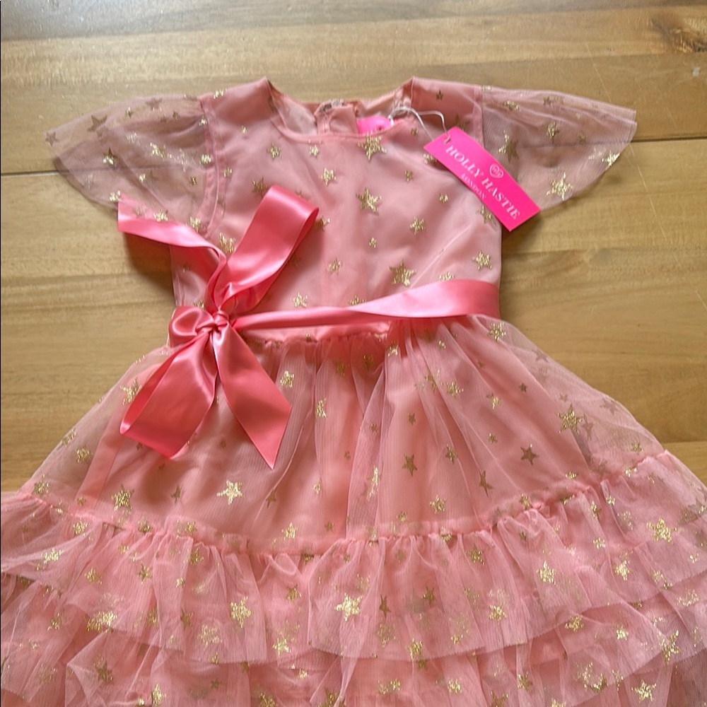 NWT Holly Hastie Pink Starry Dress